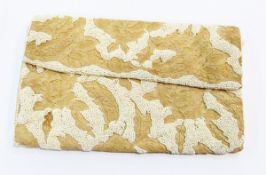 1950's lace and beaded evening pochette