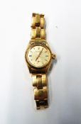 Lady's 18ct rose gold Rolex Oyster Perpetual wristwatch,