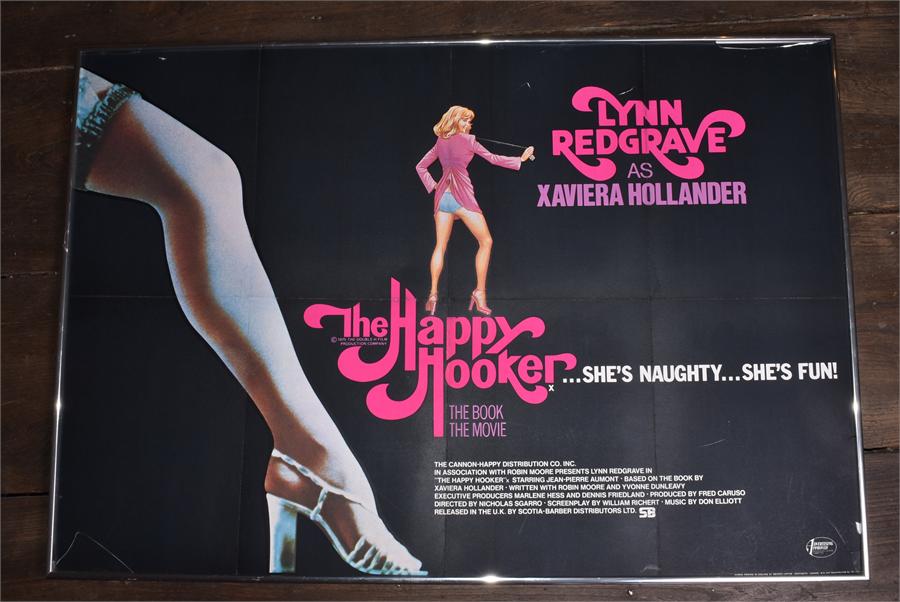 A poster for 'The Happy Hooker' with Lynn Redgrave