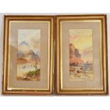 A Pair of Edwardian Watercolours - Landscapes