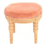 A 19th Century Gold Painted Stool