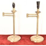 A Pair of Adjustable Lamps