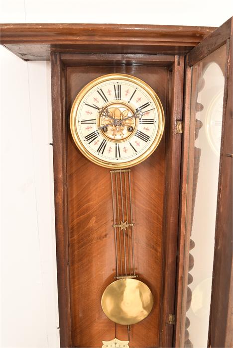 An Early 20th Century Viennese Regulator Clock - Image 3 of 3