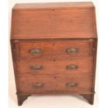 A 20th Century German Oak Bureau