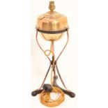 An Arts and Crafts Copper and Brass Table Lamp