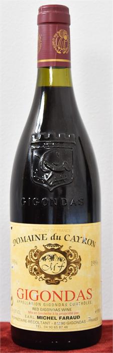 Two bottles of Gigondas Domaine du Cayron 1994 - Image 2 of 3