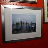 Gondolas, limited edition print 16/50, s