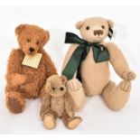 A Set Of 3 Vintage Teddy Bears