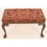 An Early 20th Century Mahogany Piano Stool