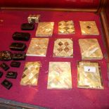 A collection of nine 19th / 20th century mother of pearl and abalone cigarette and card cases, a