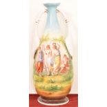 A Hand Painted Classical Style Vase