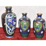 A Pair and Another Imari Vases