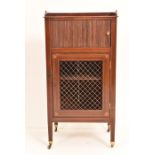 An Early 19th Century Sheraton Bedside Cabinet