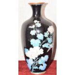 A Black Floral Imari Vase