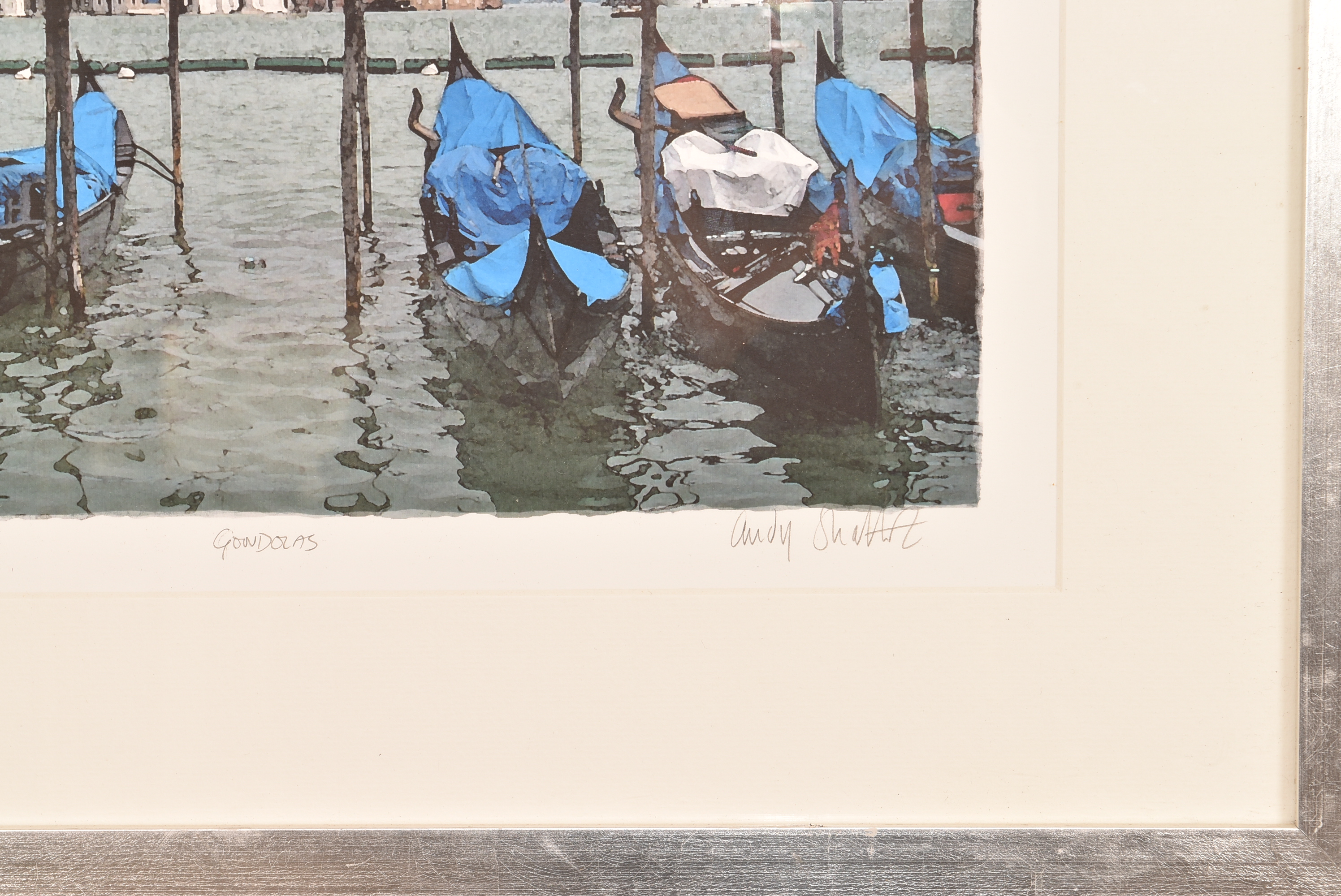 Gondolas, limited edition print 16/50, s - Bild 2 aus 2