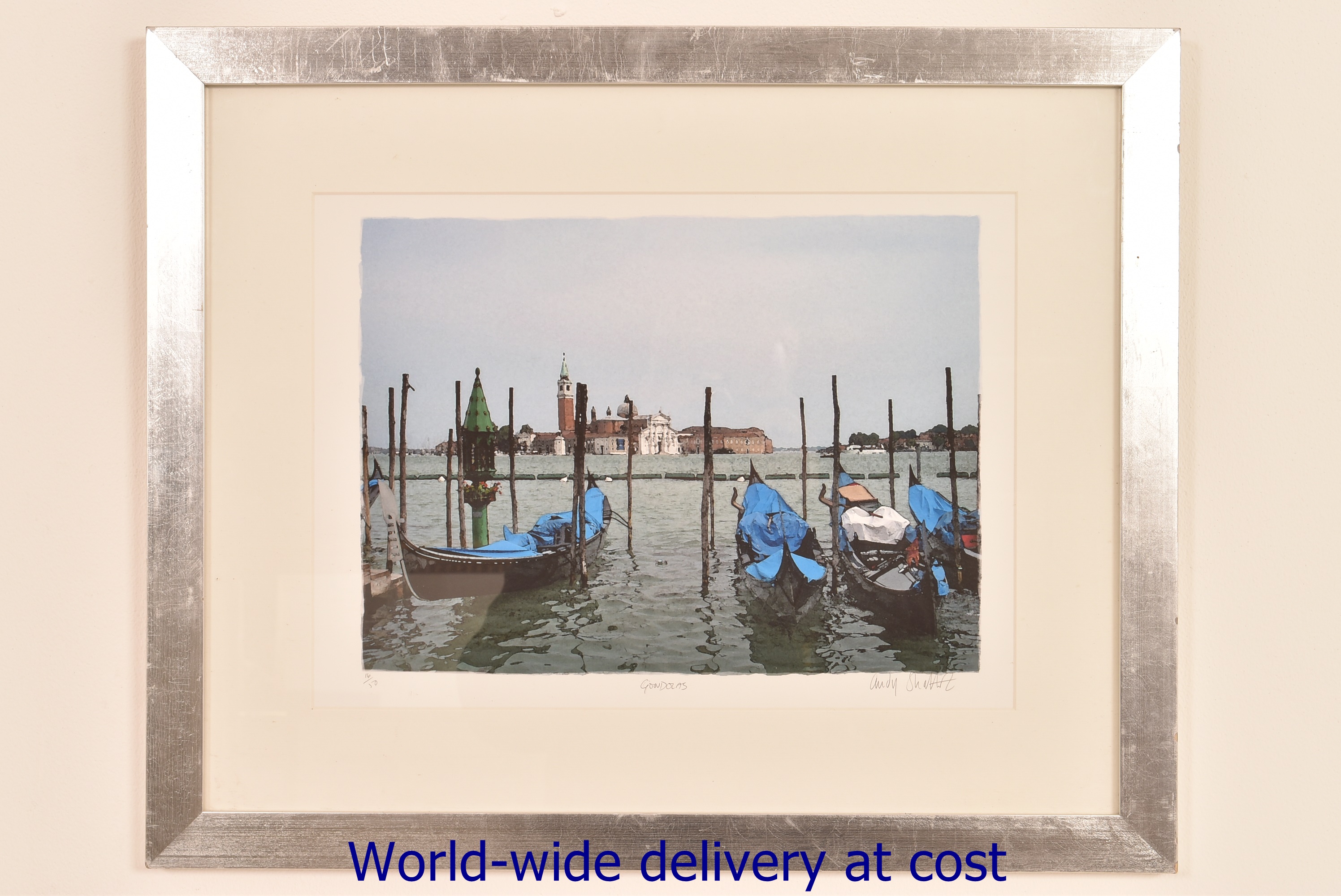 Gondolas, limited edition print 16/50, s