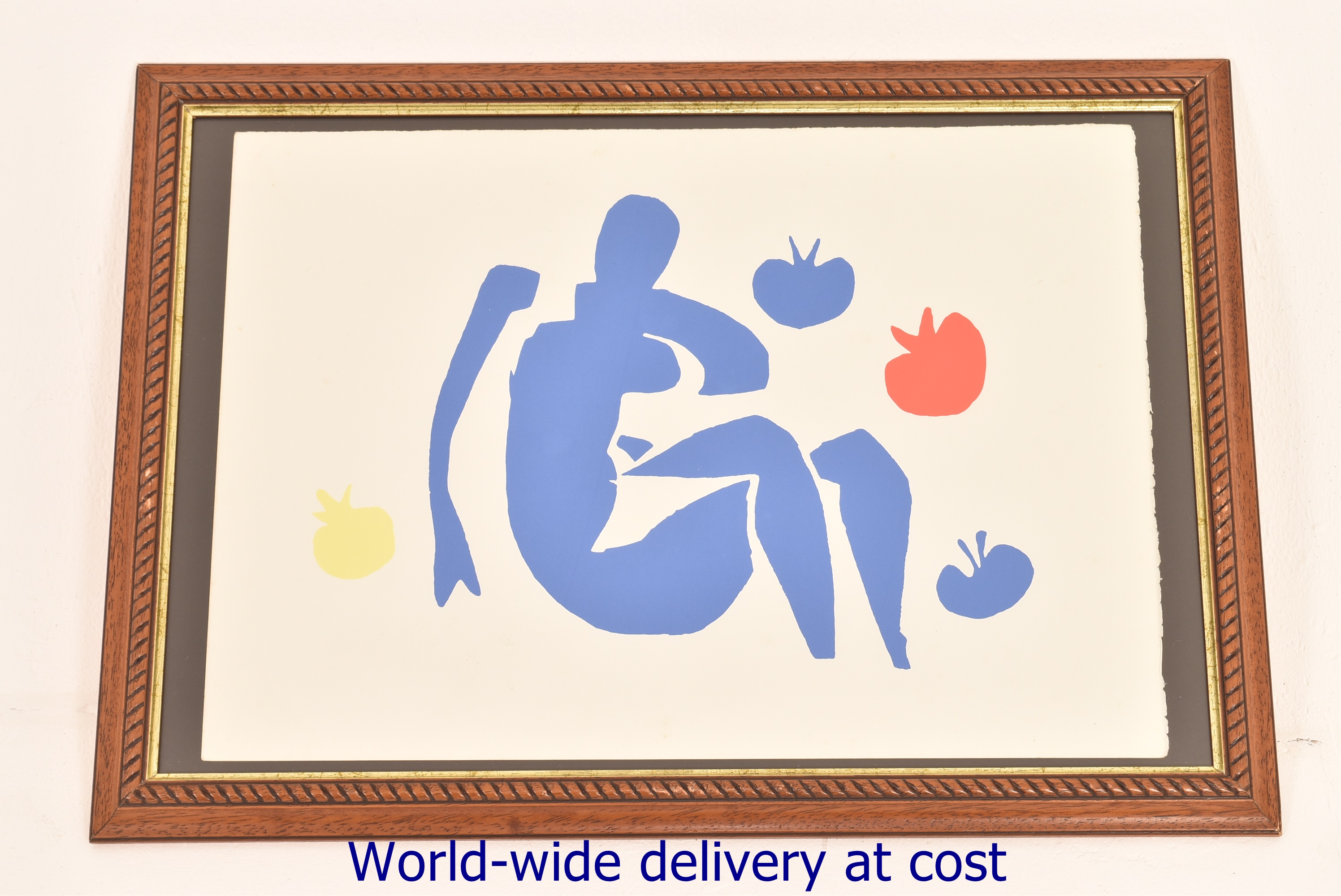 A Henri Matisse lithograph depicting a s