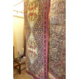 An extremely fine north west Persian Senneh Runner 237 x 53cm a linked chain of medallion with