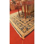 A fine central Perisan Qum carpet 336 x 245cm,