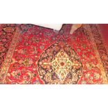 A fine central Persian Kashan carpet 292 x 208cm,