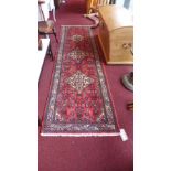 A fine north west Persian Malayer runner 272 x 80cm,