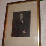 A fine Millais print of William Gladston