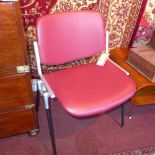 SOLD IN TIMED AUCTION A vintage Italian Castelli chair,