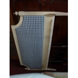 Bedstead- double sized white painted uph