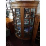 Display cabinet, Edwardian mahogany, 106