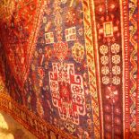 A fine south west Persian Qashgai carpet 257 x 160cm,