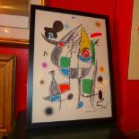 Joan Miro, a 1975 lithograph from the Maravillas Suite, limited edition of 1500,