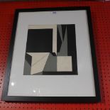 Victor Vasarelly, a 1972 abstract lithograph, signed in pencil,