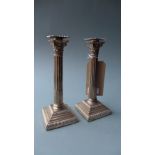 Candlesticks - pair and silver London 19