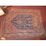 An old Persian rug 145 x 105cm