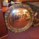 A 1930's convex Barbela mirror