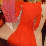 A bespoke evening gown and tunic