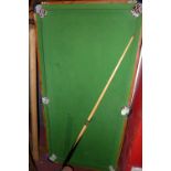 A small pool table W 76 x D 153cm
