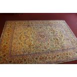 A fine north west Persian Yazi carpet 380 x 265cm,