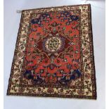 A fine north west Persian Tafresh rug 191 x 133cm,