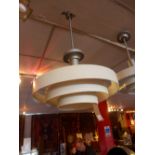 A vintage ceiling light,
