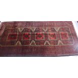 A fine north east Persian Turkoman rug,