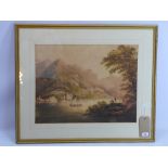 A late 18th/ early 19th century watercolour by Hugh Williams (1773-1829),