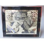 A signed photograph of Fred Astaire 30 x