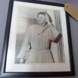 A signed photograph of Ingrid Bergman fr