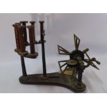 A 19th century cast iron wool winder H 4