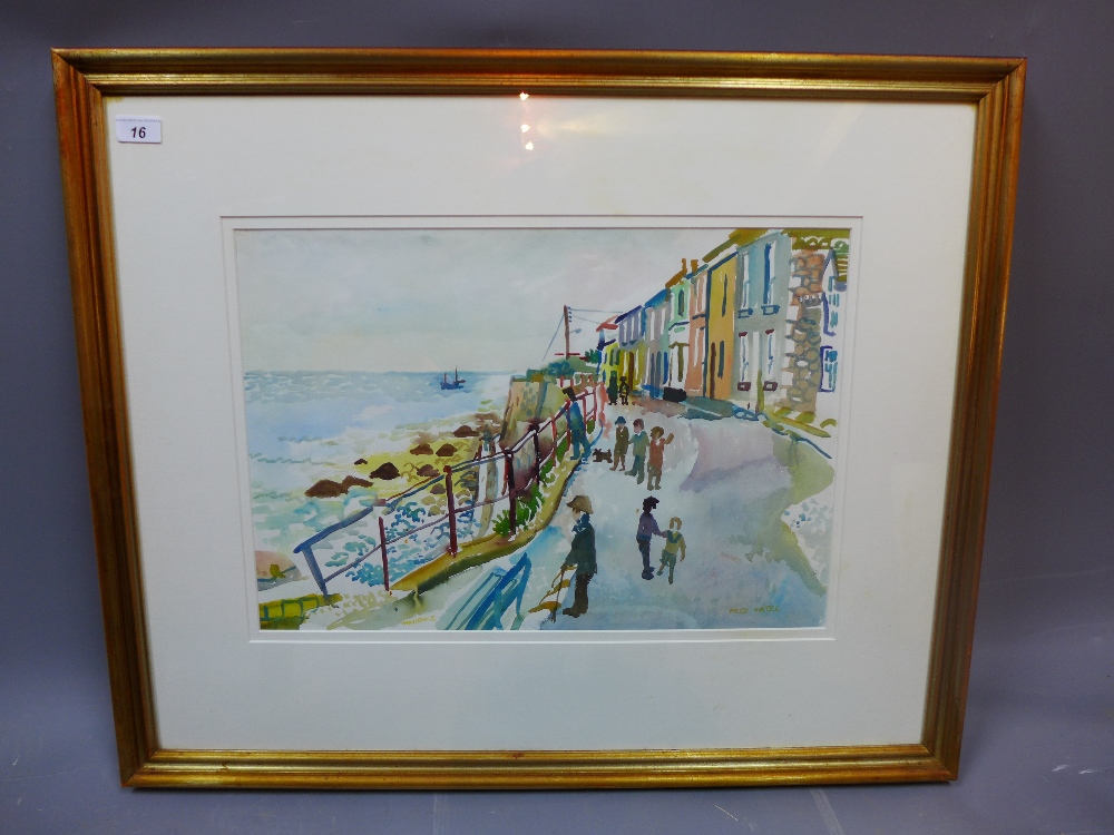 A large signed watercolour Fred Yates,