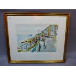 A large signed watercolour Fred Yates,