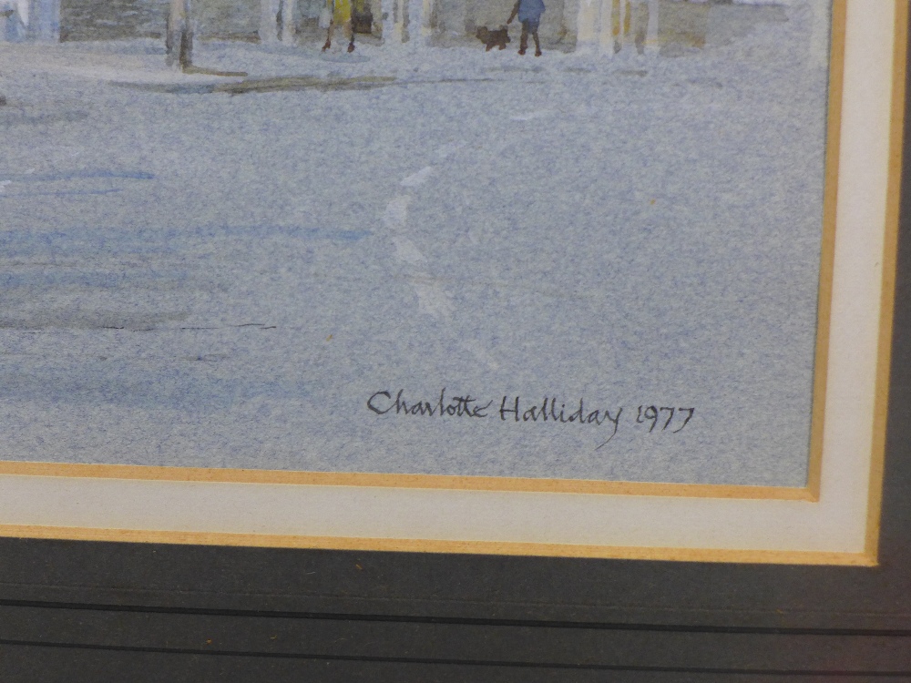 A Charlotte Halliday watercolour, - Bild 2 aus 2