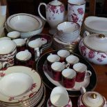 A Royal Doulton part tea/dinner service with 'Desire' pattern