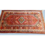 A fine south west Persian Lori rug 210 x 118cm,